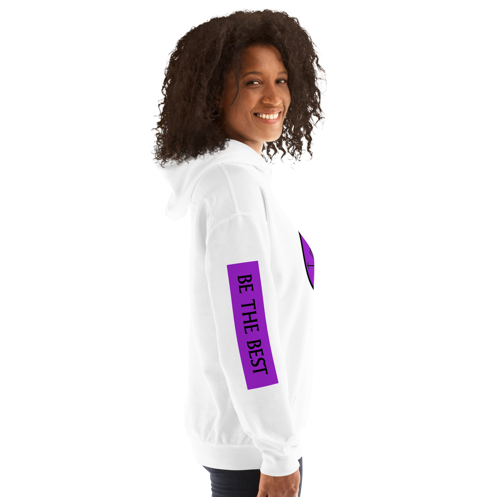 G Bound Republic Purple Logo Unisex Hoodie - Image 12