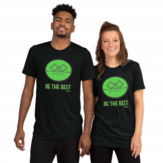 G Bound Republic Green Logo Tri-Blend T-shirt