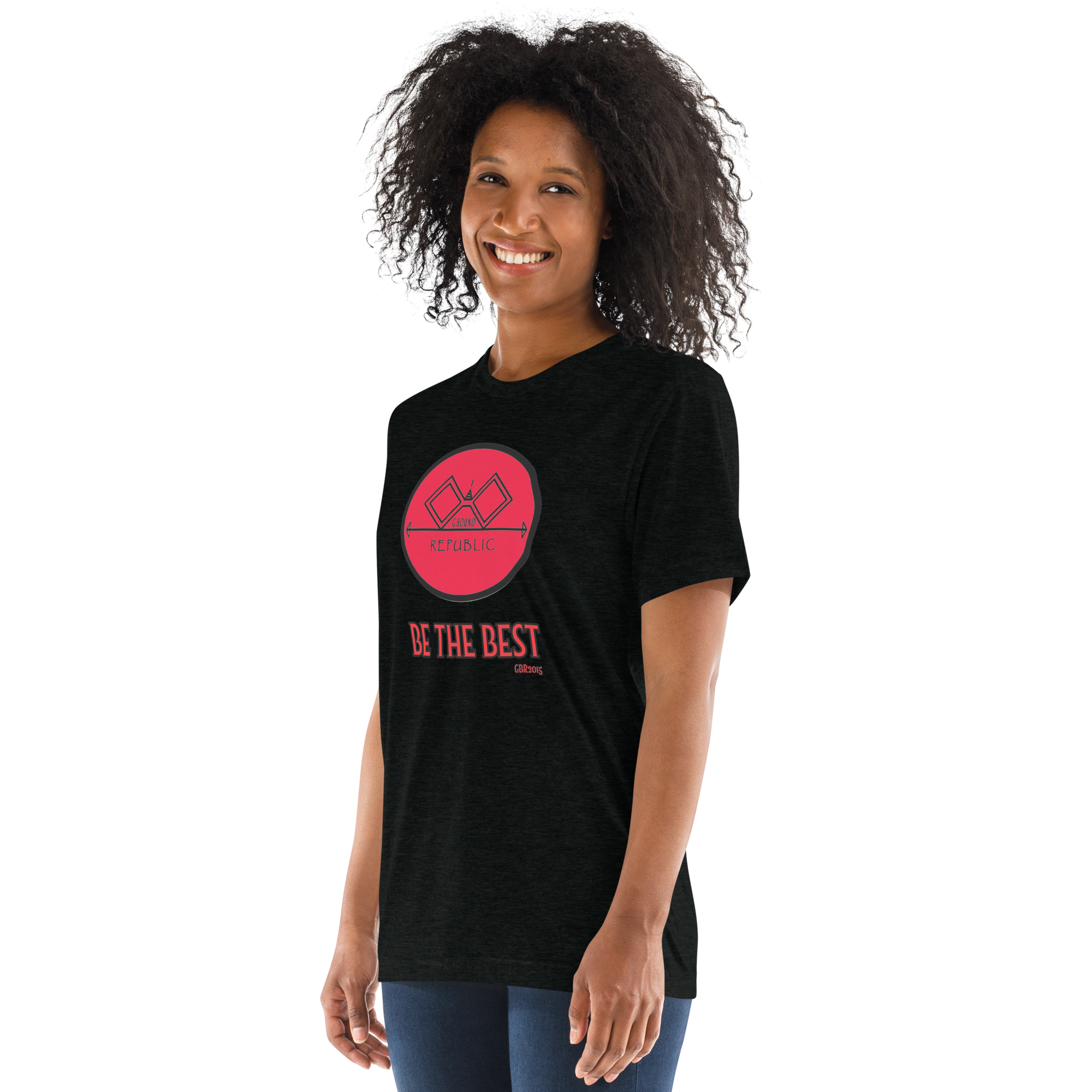 G Bound Republic Red Logo Tri-Blend T-shirt - Image 3