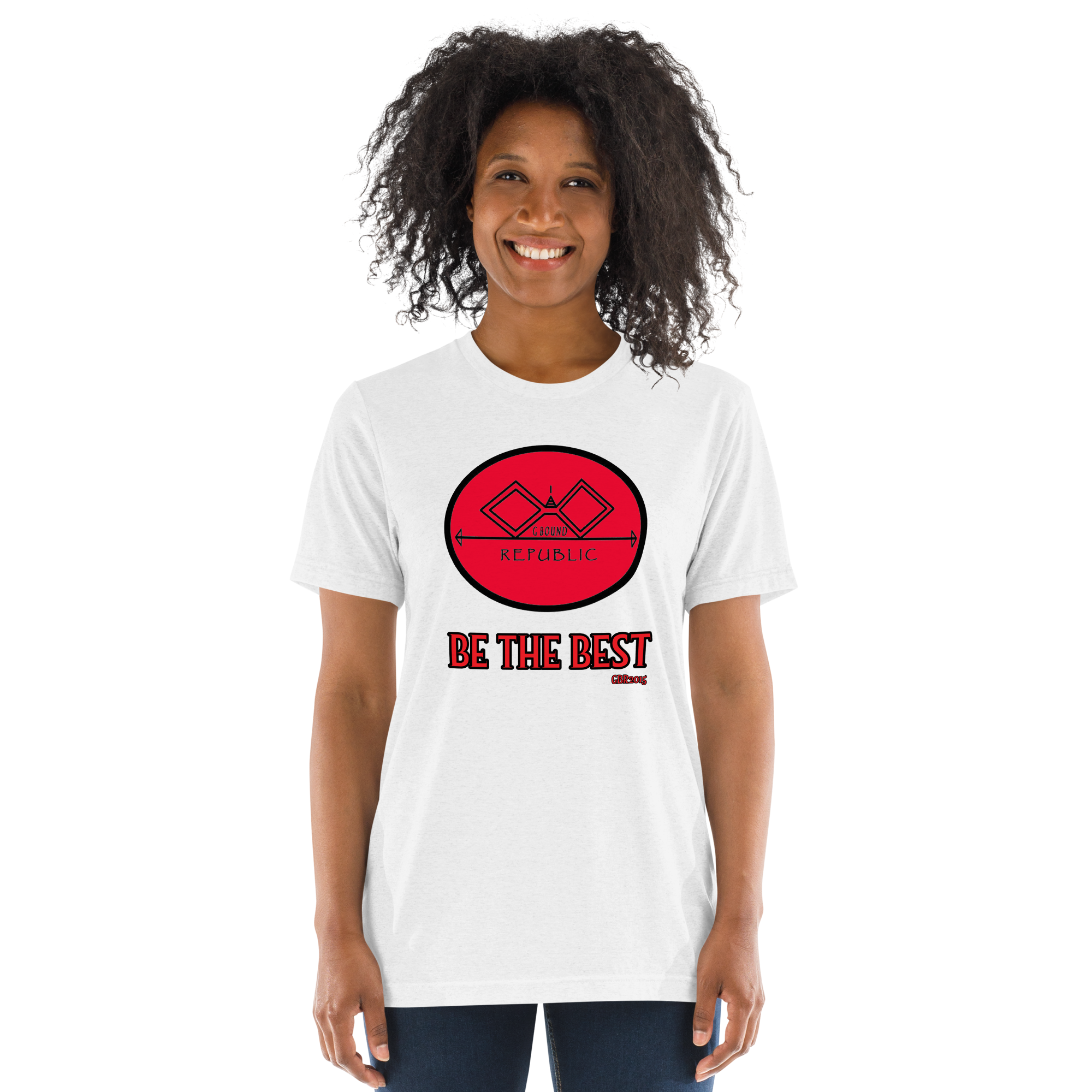 G Bound Republic Red Logo Tri-Blend T-shirt - Image 7