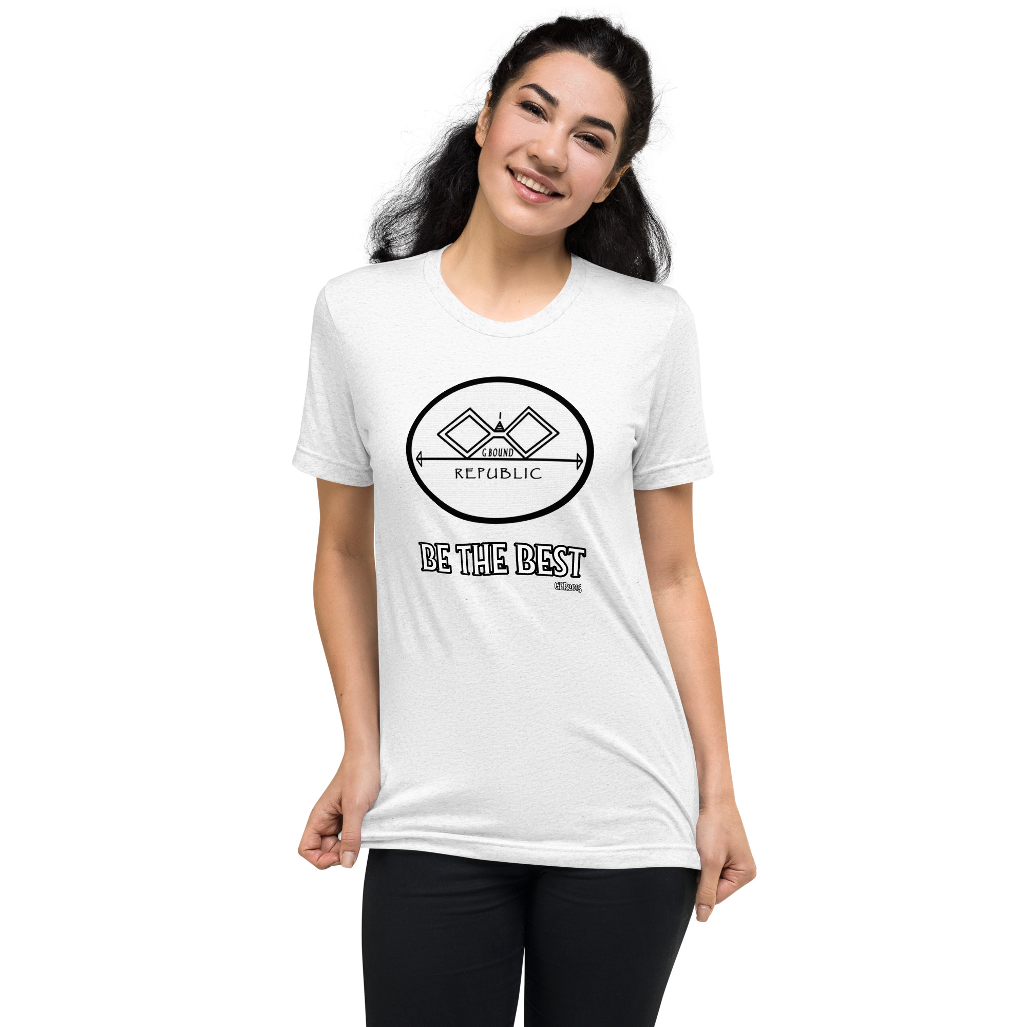 G Bound Republic White Logo Short sleeve t-shirt - Image 4