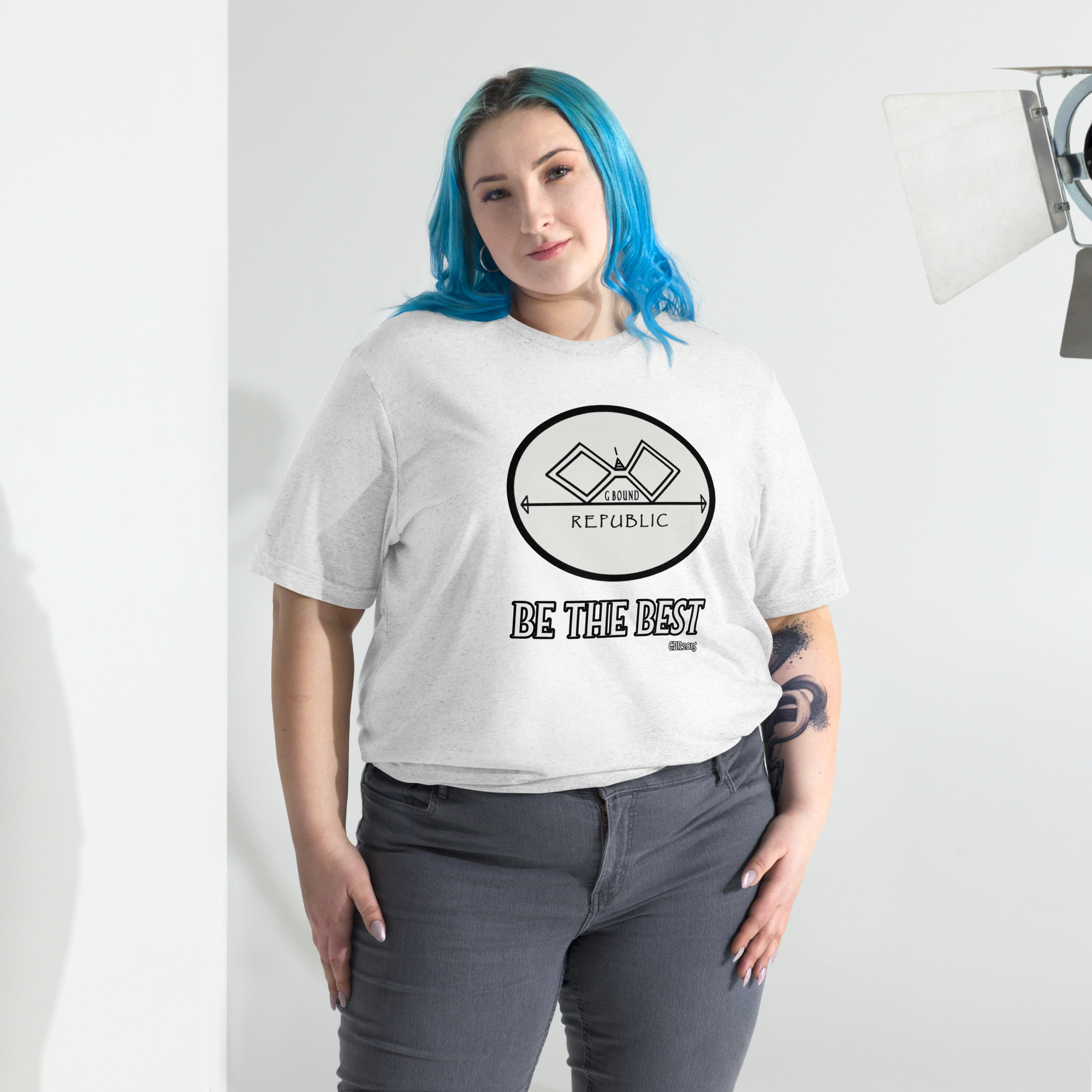 G Bound Republic Silver Logo Short sleeve t-shirt - Image 2