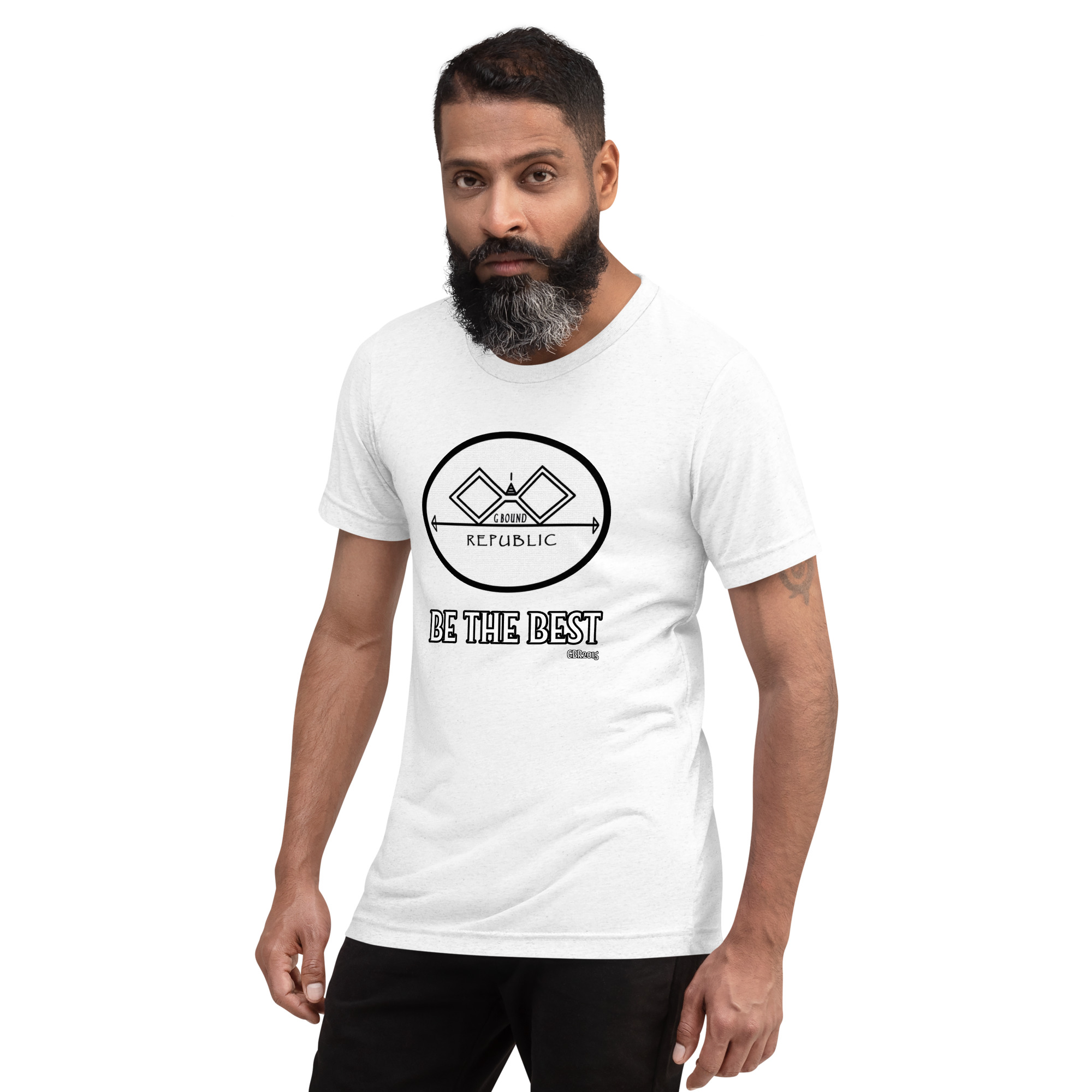 G Bound Republic White Logo Short sleeve t-shirt - Image 9