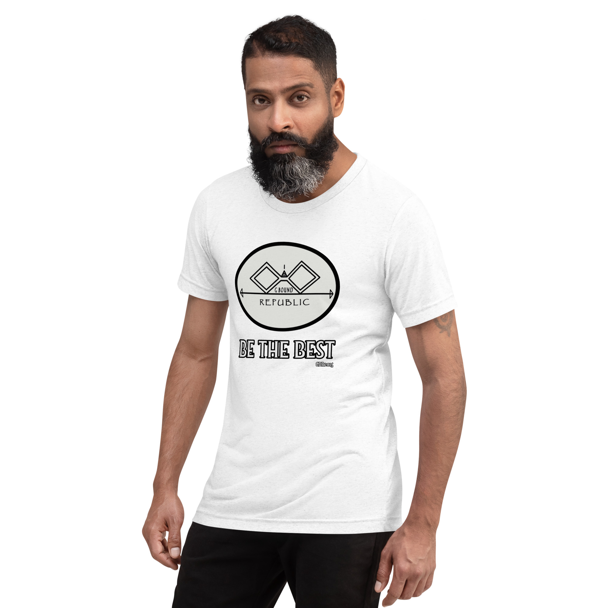 G Bound Republic Silver Logo Short sleeve t-shirt - Image 3