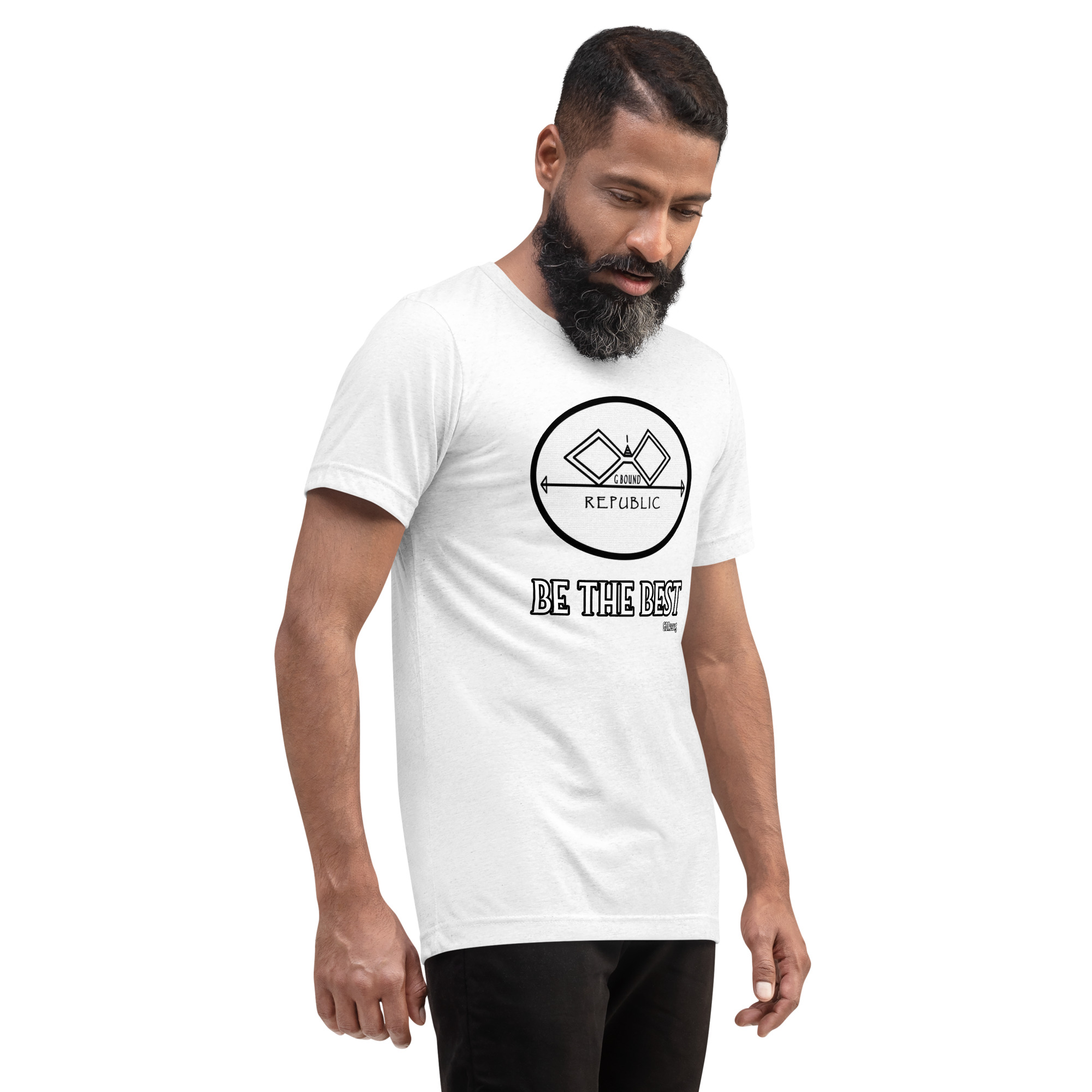 G Bound Republic White Logo Short sleeve t-shirt - Image 10